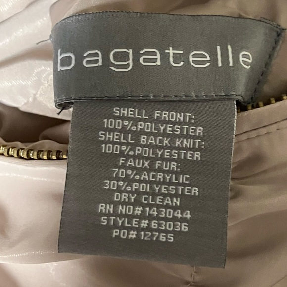 Bagatelle Tan Cream Faux Fur Reversible Vest - Picture 5 of 6